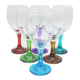 Imperial Goblet Multicolor 6 Pcs Set 300 ML - Multi, Home & Lifestyle, Glassware & Drinkware, Chase Value, Chase Value