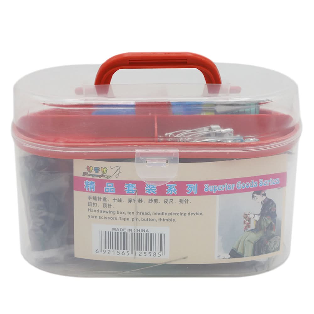 Sewing Box Round - Red, Home & Lifestyle, Storage Boxes, Chase Value, Chase Value