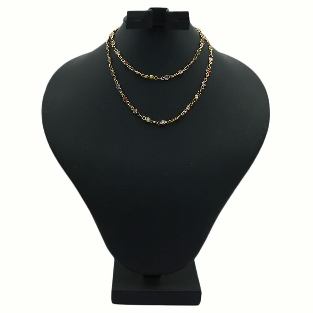 Womens Ad Stone Chain - A - Multi, Women, Chains & Lockets, Chase Value, Chase Value