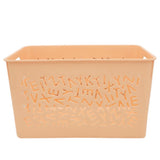 Smiley Basket - Large - Peach, Home & Lifestyle, Storage Boxes, Chase Value, Chase Value