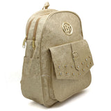 Women's Backpack 6559 - Golden, Women, Bags, Chase Value, Chase Value