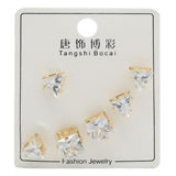 Women's Ear Tops Pack of 3 - Golden, Women, Earrings & Tops, Chase Value, Chase Value