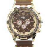 Mens watch Bullet - B - Golden, Brown, Men, Watches, Chase Value, Chase Value