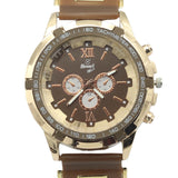 Mens watch Bullet - B - Golden, Brown, Men, Watches, Chase Value, Chase Value