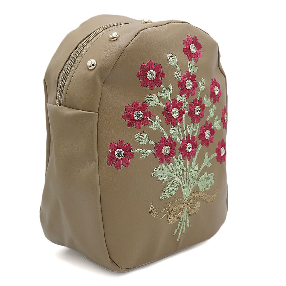 Girls Backpack 7572C - Beige, Kids, Kids Bags, Chase Value, Chase Value