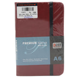 Office Notebook A6 90x140mm - Maroon, Kids, Pencil Boxes And Stationery Sets, Chase Value, Chase Value