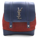Girls Fancy Backpack H-93 - Navy Blue & Red, Kids, Kids Bags, Chase Value, Chase Value