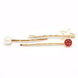 Hair Pin & Clip (AY-1) - Golden, Women, Hair And Head Jewellery, Chase Value, Chase Value