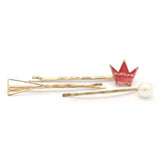 Hair Pin & Clip (AY-1) - Golden, Women, Hair And Head Jewellery, Chase Value, Chase Value