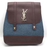 Girls Fancy Backpack H-93 - Maroon & Sea Green, Kids, Kids Bags, Chase Value, Chase Value