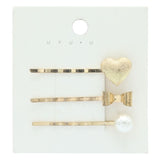 Hair Pin & Clip (AY-1) - Golden, Women, Hair And Head Jewellery, Chase Value, Chase Value