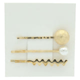 Hair Pin & Clip (AY-1) - Golden, Women, Hair And Head Jewellery, Chase Value, Chase Value