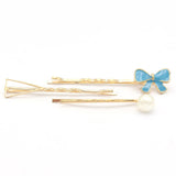 Hair Pin & Clip (AY-1) - Golden, Women, Hair And Head Jewellery, Chase Value, Chase Value