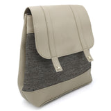 Girls Fancy Backpack H-93 - Beige & Brown, Kids, Kids Bags, Chase Value, Chase Value