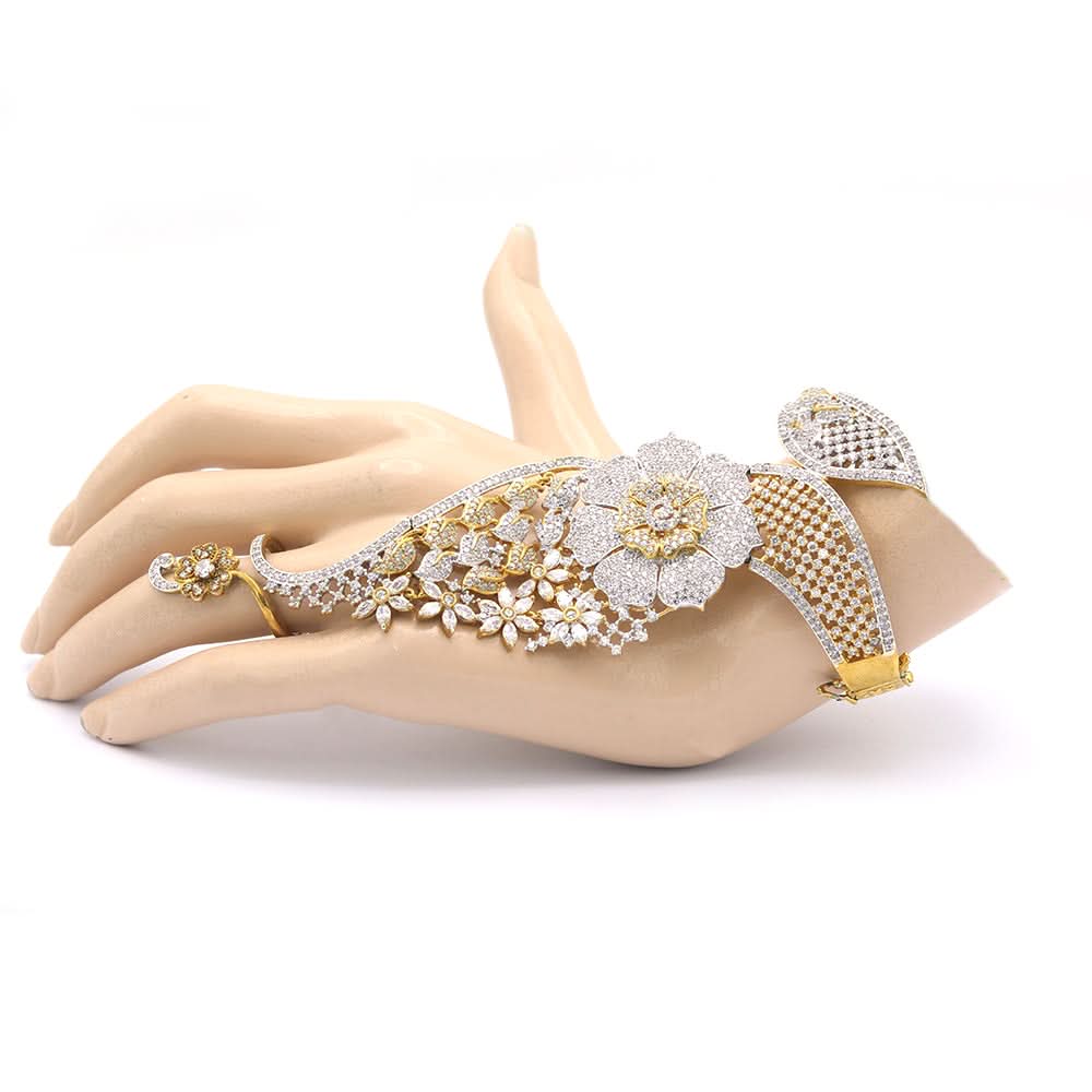 Women's AD Fancy Anja Bracelet - A - Golden, Women, Bangles & Bracelets, Chase Value, Chase Value