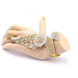 Women's AD Fancy Anja Bracelet - A - Golden, Women, Bangles & Bracelets, Chase Value, Chase Value