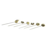 Scarf Pin 6Pc Card - Multi, Women, Scarf Pins & Brooches, Chase Value, Chase Value