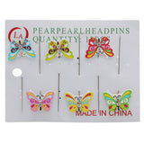 Scarf Pin 6Pc Card - Multi, Women, Scarf Pins & Brooches, Chase Value, Chase Value