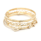 Women's Bangle - Golden, Women, Bangles & Bracelets, Chase Value, Chase Value