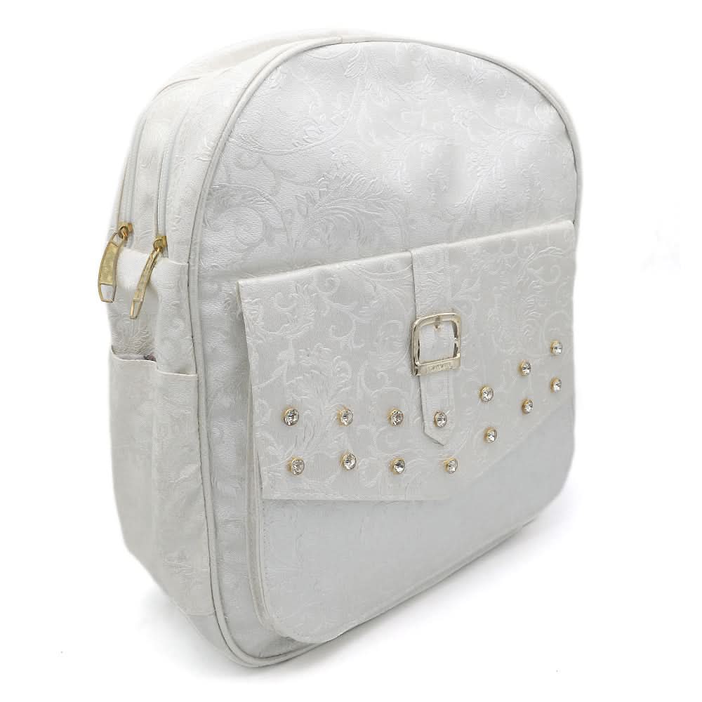 Women's Backpack 6559 - Silver, Women, Bags, Chase Value, Chase Value