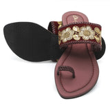 Girls Slipper - Maroon, Kids, Girls Slippers, Chase Value, Chase Value
