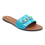 Women's Slipper 201 - Cyan, Women, Slippers, Chase Value, Chase Value