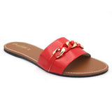 Women's Slipper 201 - Red, Women, Slippers, Chase Value, Chase Value
