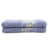 Embossed Flower Bath Towels 70X140 - Petrol, Home & Lifestyle, Bath Towels, Chase Value, Chase Value