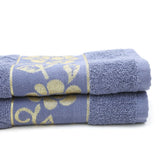 Embossed Flower Bath Towels 70X140 - Petrol, Home & Lifestyle, Bath Towels, Chase Value, Chase Value