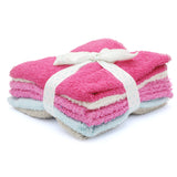 Terry Towel Cotton Overlock 12X12 Pack Of 6 - Multi, Home & Lifestyle, Bath Towels, Chase Value, Chase Value