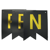 Happy Anniversary Bunting - Black, Home & Lifestyle, Decoration, Chase Value, Chase Value