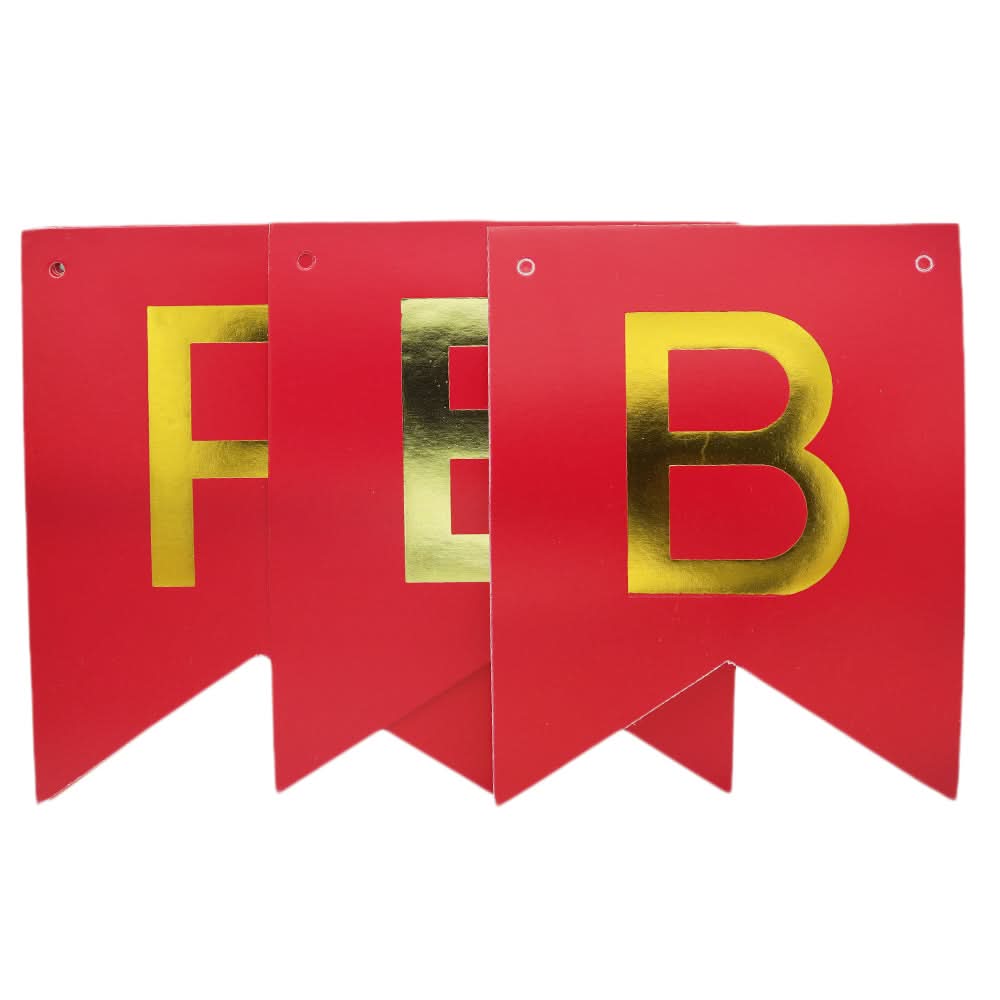 Bride To Be Bunting - Red, Home & Lifestyle, Decoration, Chase Value, Chase Value