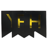 Happy Birthday Bunting - Black, Home & Lifestyle, Decoration, Chase Value, Chase Value