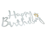 Happy Birthday Bunting Letters - Silver, Home & Lifestyle, Decoration, Chase Value, Chase Value