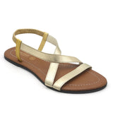 Women's Fancy Sandals R-206 - Golden, Women, Sandals, Chase Value, Chase Value