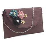 Women's Clutch Kam-252 - Maroon, Women, Clutches, Chase Value, Chase Value