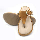Women's Fancy Slippers R-5 - Mustard, Women, Slippers, Chase Value, Chase Value