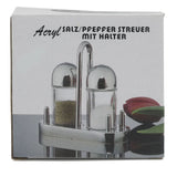 Acrylic Salt & Pepper 2 Piece Set - Silver, Home & Lifestyle, Storage Boxes, Chase Value, Chase Value
