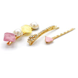 Women's Fancy Hair Pin - Golden, Women, Hair And Head Jewellery, Chase Value, Chase Value