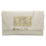 Women's Clutch 8173 - Golden, Women, Clutches, Chase Value, Chase Value