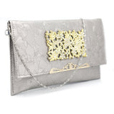 Women's Clutch 8173 - Grey, Women, Clutches, Chase Value, Chase Value