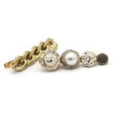 Women's Fancy Hair Pin - Golden, Women, Hair And Head Jewellery, Chase Value, Chase Value