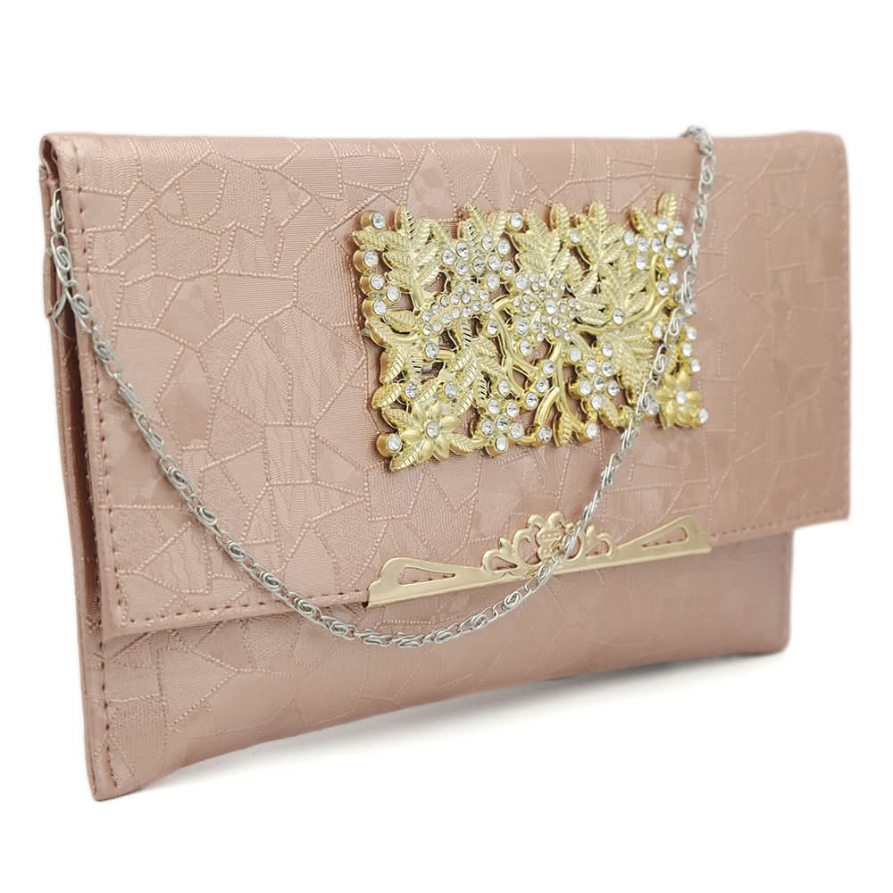 Women's Clutch 8173 - Peach, Women, Clutches, Chase Value, Chase Value