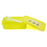 Slim Line Lunch Box JZ-670 - Yellow, Kids, Tiffin Boxes And Bottles, Chase Value, Chase Value