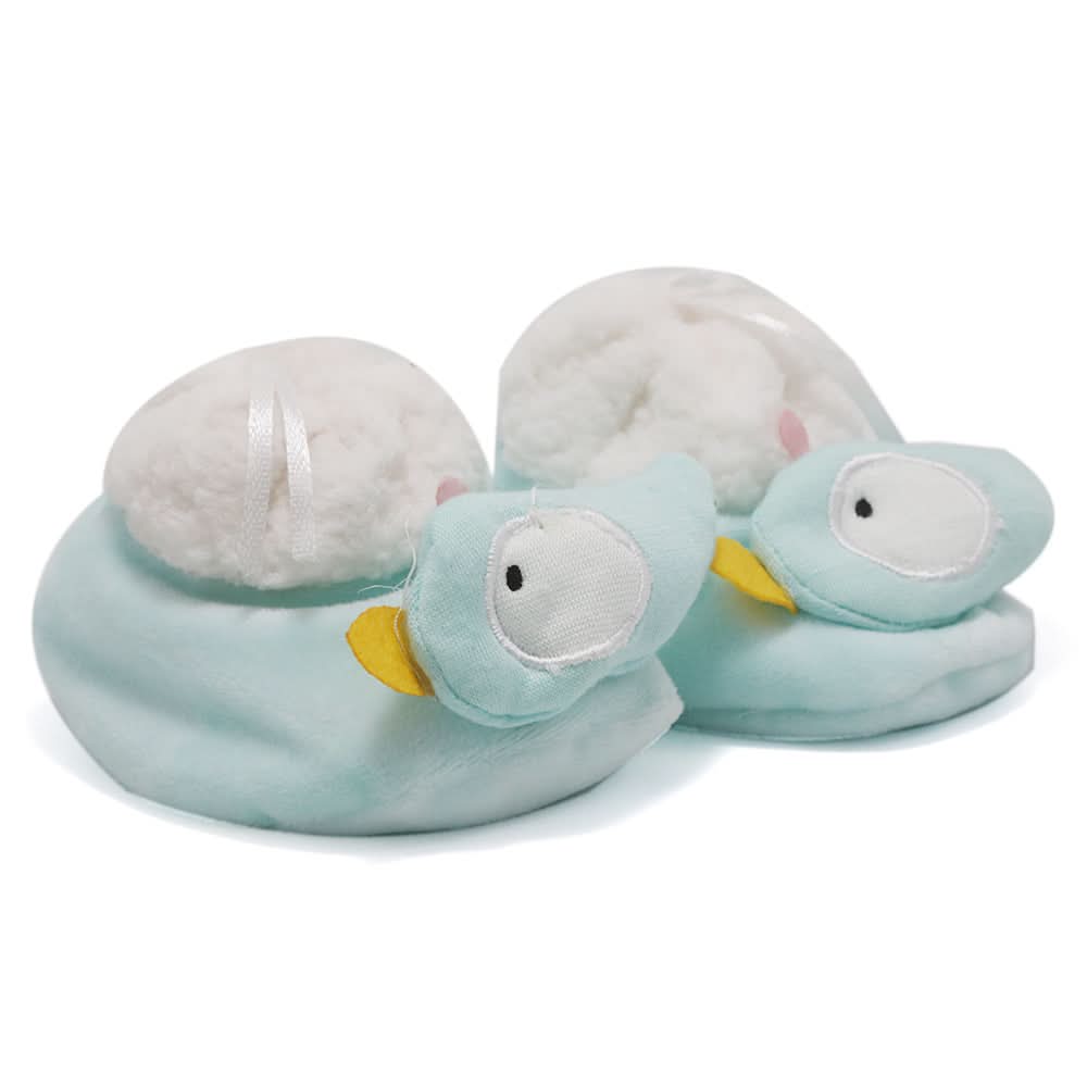 Newborn Booties - Cyan, Kids, Newborn Caps, Shoes & Socks, Chase Value, Chase Value