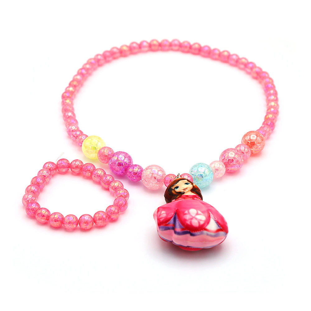 Girls Mala Pink - A, Kids, Jewellery Sets, Chase Value, Chase Value