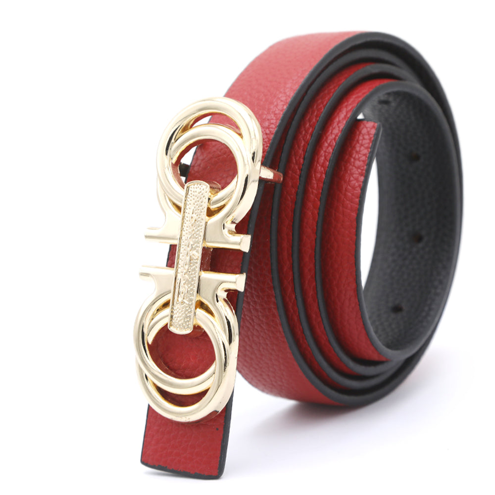 Women's Belt - Red, Women, Belts, Chase Value, Chase Value