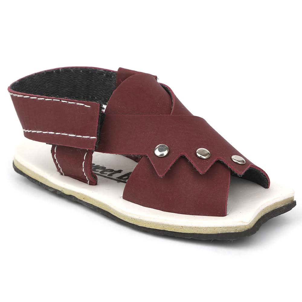 Newborn Boys Peshawari Sandal - Purple, Kids, Newborn Caps, Shoes & Socks, Chase Value, Chase Value