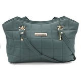 Women's Shoulder Bag H-72 - Dark Green, Women, Bags, Chase Value, Chase Value