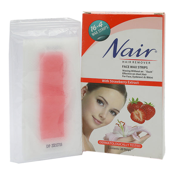Nair Face Hair Remove - Strawberry Extract, Beauty & Personal Care, Hair Removal, Chase Value, Chase Value